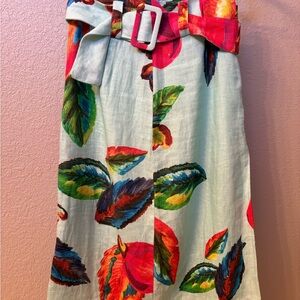 FARM Rio Multicolor Floral Midi Skirt